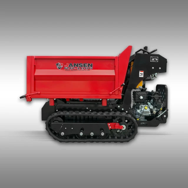 Jansen Raupendumper RD-1000, Kettendumper Motordumper, 3 Seiten-Kipper