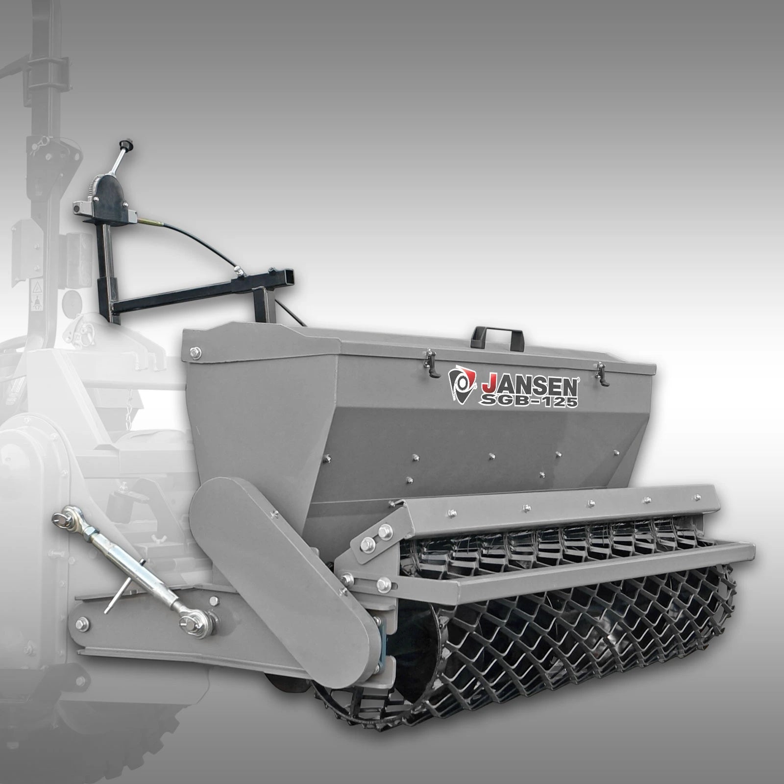 Saatgutbehälter JANSEN SGB-125, Saatkasten für Umkehrfräse UKF-125