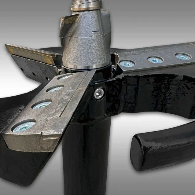 Jansen Schälaufsatz für Kegelspalter JSK-500, Stubbenfräse, Wurzelfräse