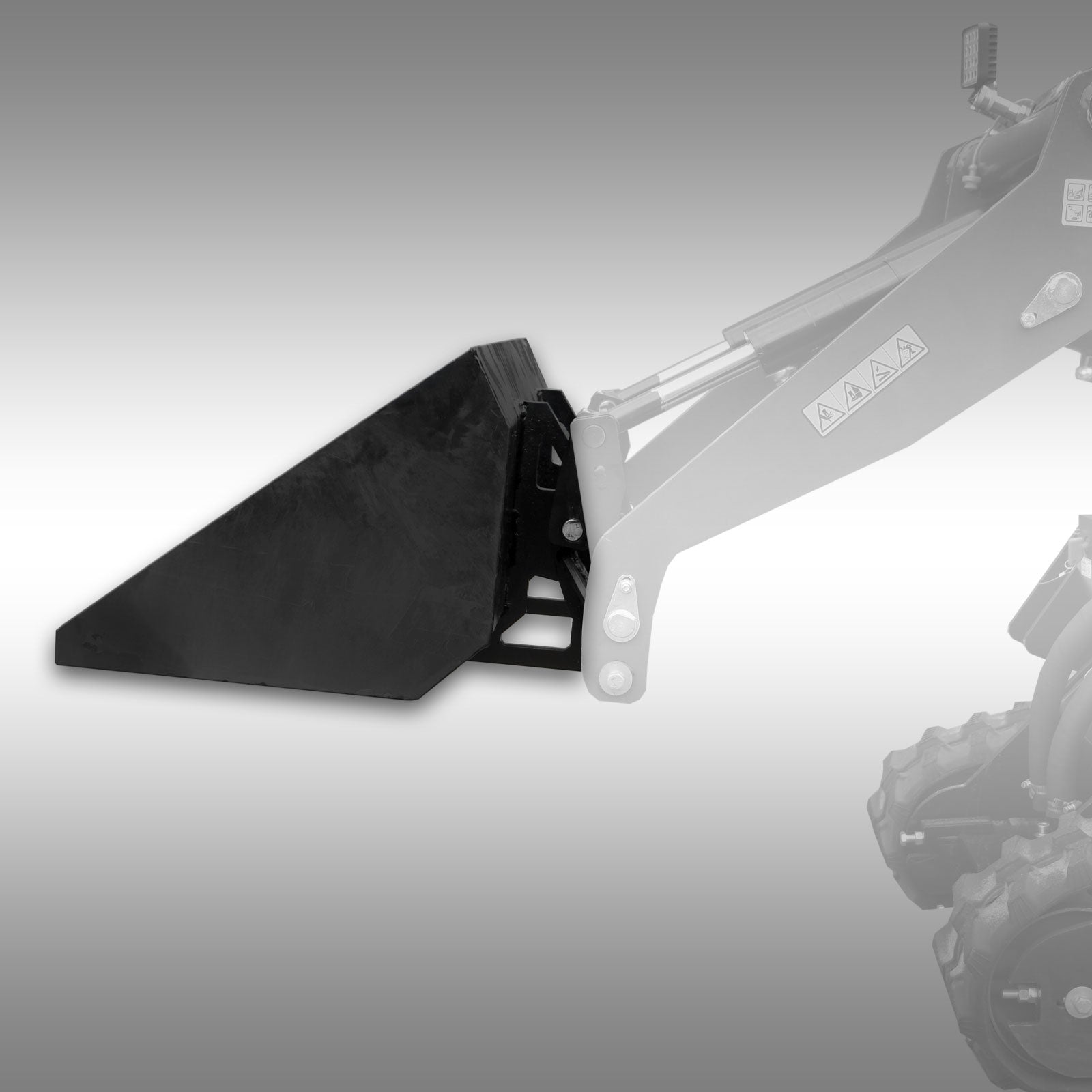 Jansen 80L Schaufel für Kompaktlader Jansen KL-200, Stand-On Skid Steer, Multilader