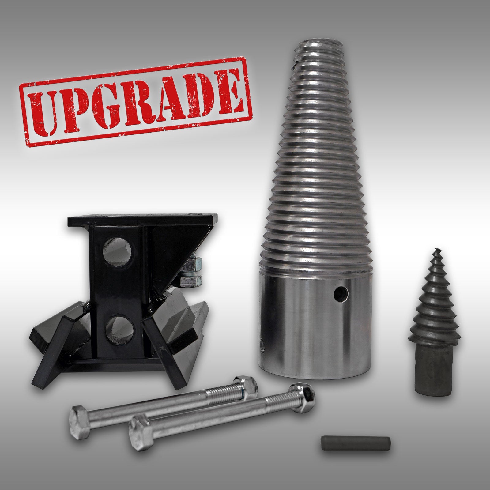 Jansen UPGRADE-SET für HBG-1500. Umbau von Erdbohrer zu Kegelspalter