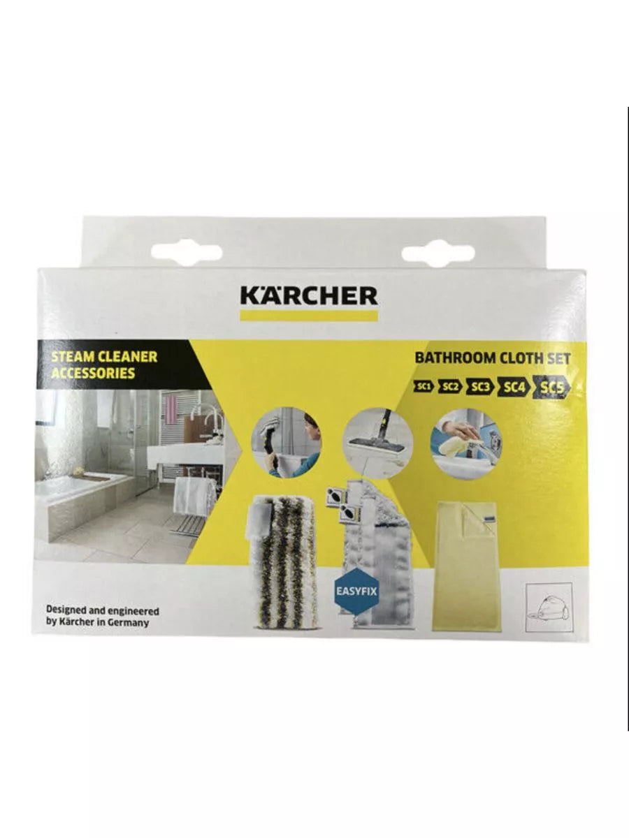 Kärcher Mikrofaser-Tuchset Bad Easyfix 4 tlg.