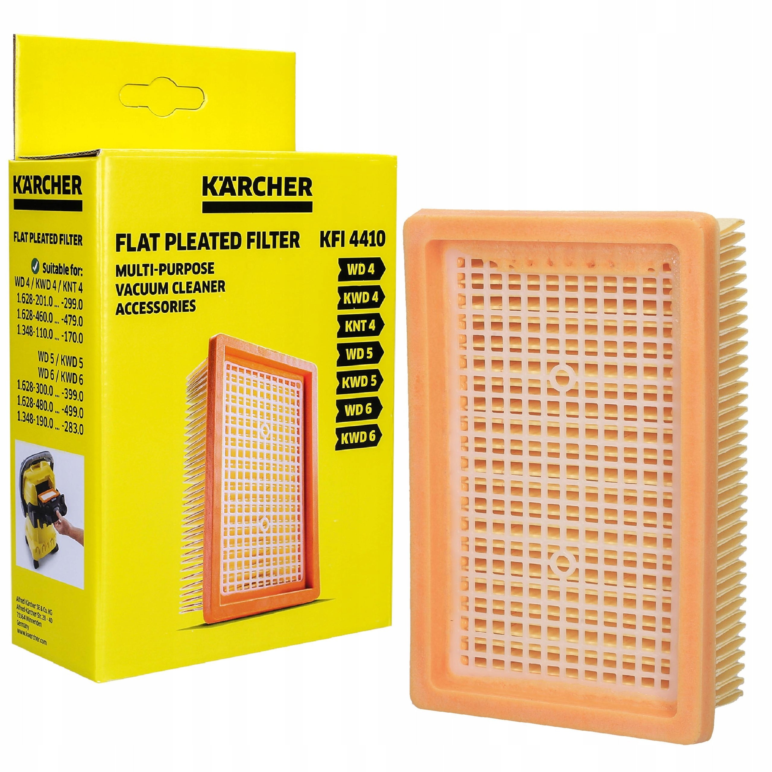 Kärcher Flachfaltenfilter KFI 4410 für WD 4-6, MV 4-6, KWD 4-6, KNT 4