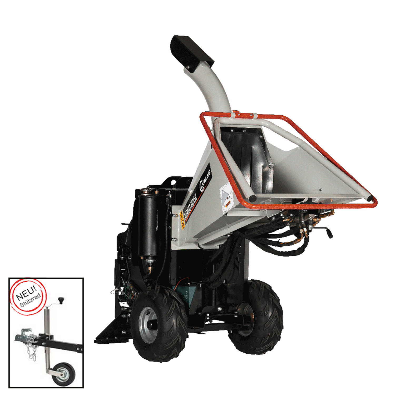 Lumag Benzin Scheibenradhäcksler RAMBO-HC15H