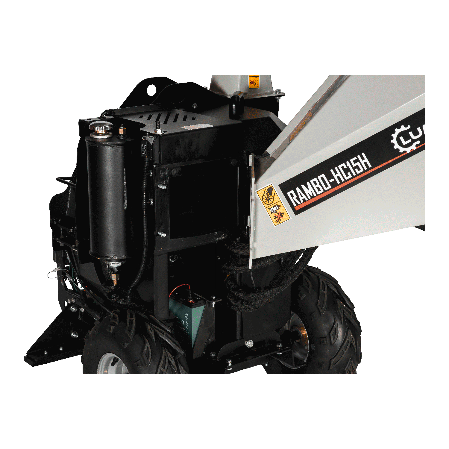 Lumag Benzin Scheibenradhäcksler RAMBO-HC15H