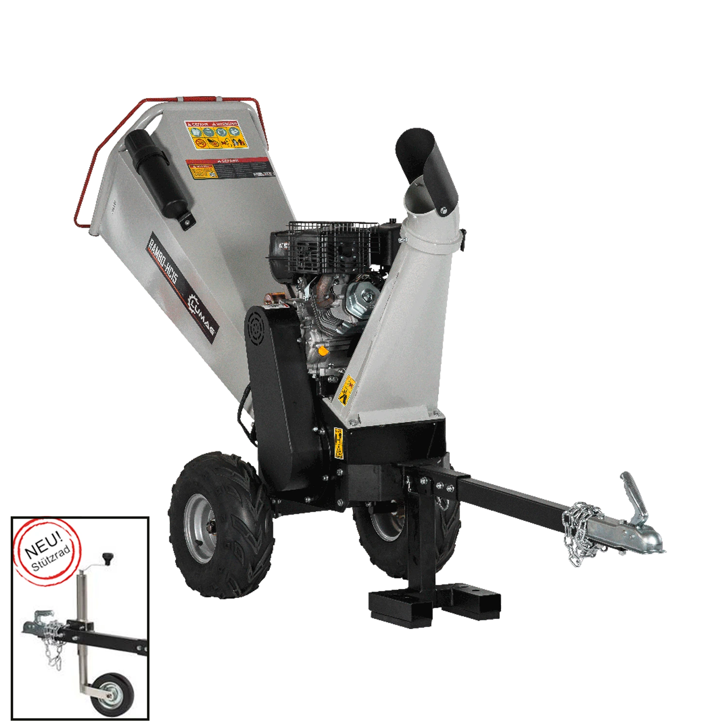Lumag Benzin Trommelhäcksler RAMBO-HC15