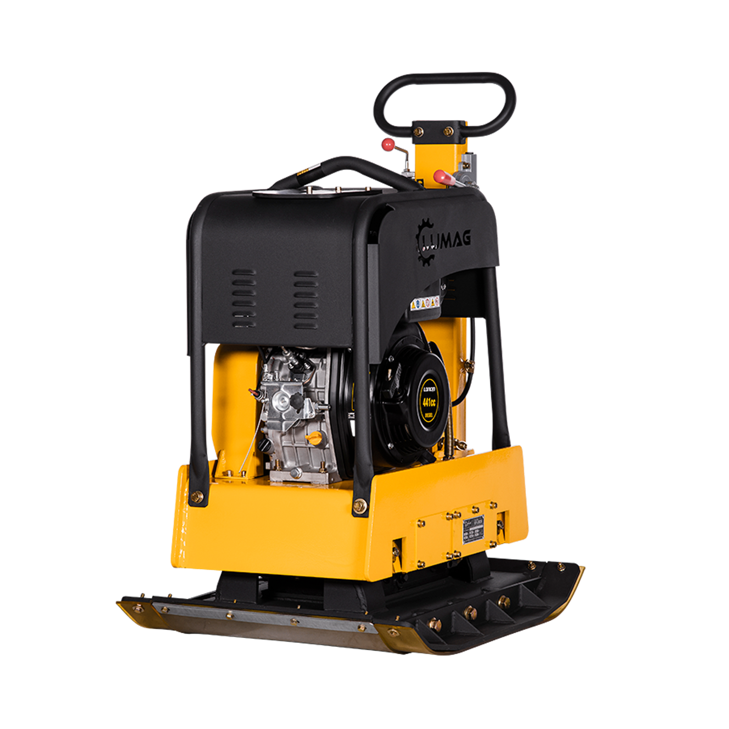 Lumag Diesel-Rüttelplatte RPI38DE Reversierbar (38 kN)