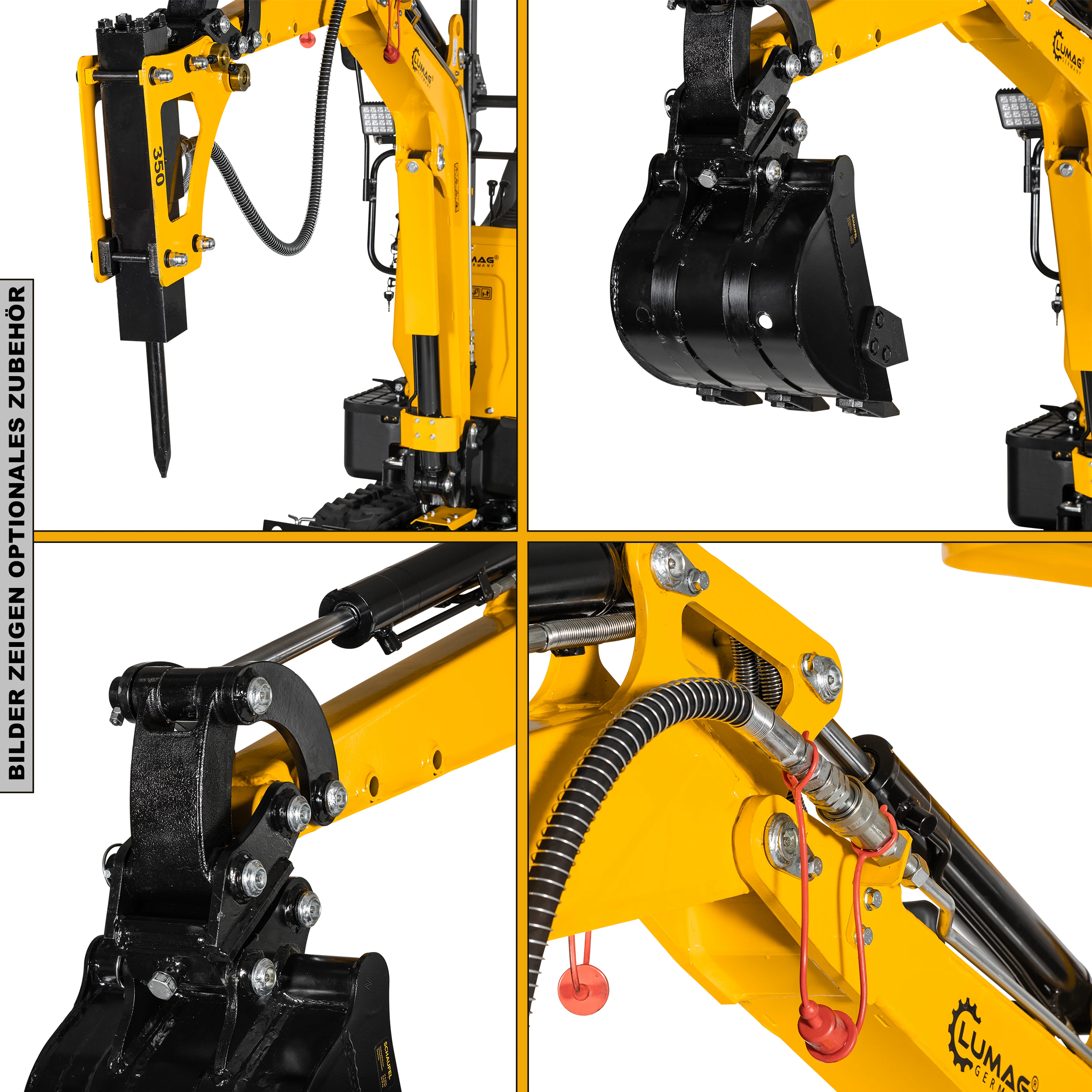 Lumag Benzin Mini-Bagger MB-850