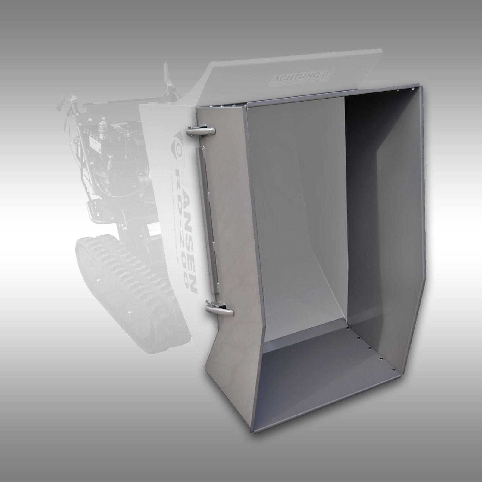 Muldenaufsatz für Raupendumper Jansen RD-200, RD-300 und RD-500