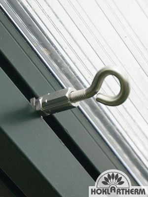 Hoklartherm Ring-Hakenkombination aus Edelstahl