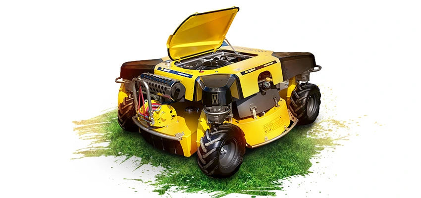 Spider 2SGS SUPERLOW EFI Großflächenmäher und Böschungsmäher mit Seilwinde, Höhe nur 71 cm, perfekt für Solarpark Pflege