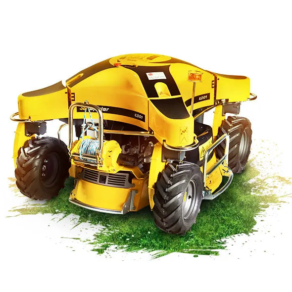 Spider ILD01 Großflächen- und Böschungsmäher mit Seilwinde und Schleuderwendung