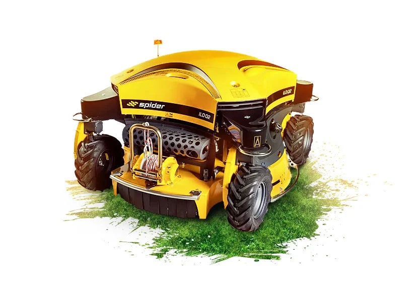 Spider ILD 02 EFI Großflächenmäher und Böschungsmäher mit Seilwinde und Schleuderwendung