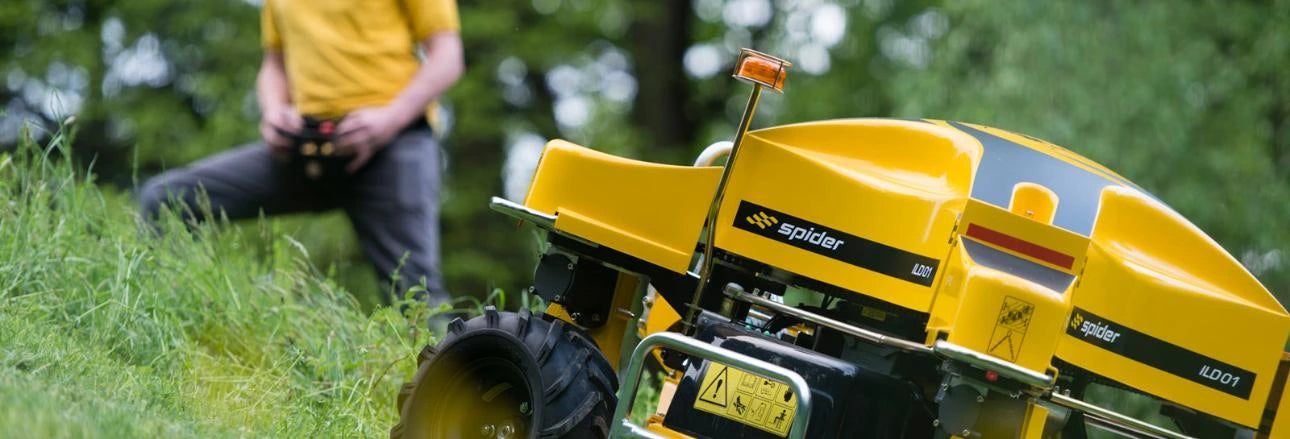 Spider ILD01 Großflächen- und Böschungsmäher mit Seilwinde ohne Schleuderwendung