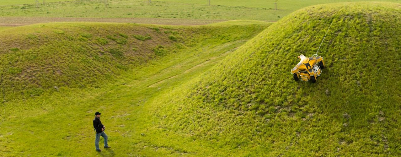 Spider ILD01 Großflächen- und Böschungsmäher mit Seilwinde ohne Schleuderwendung