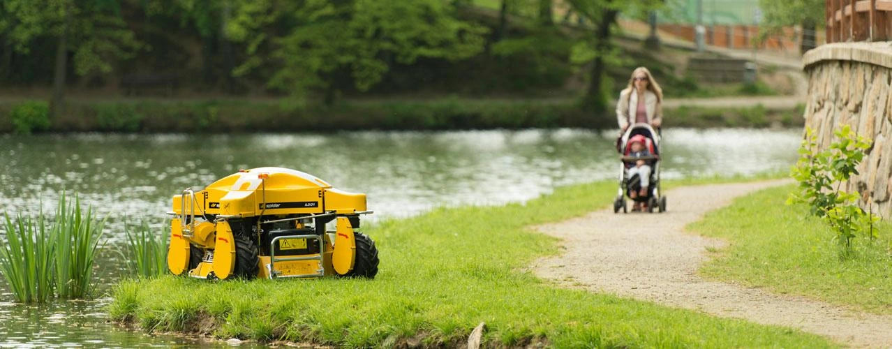 Spider ILD01 Großflächen- und Böschungsmäher mit Seilwinde ohne Schleuderwendung