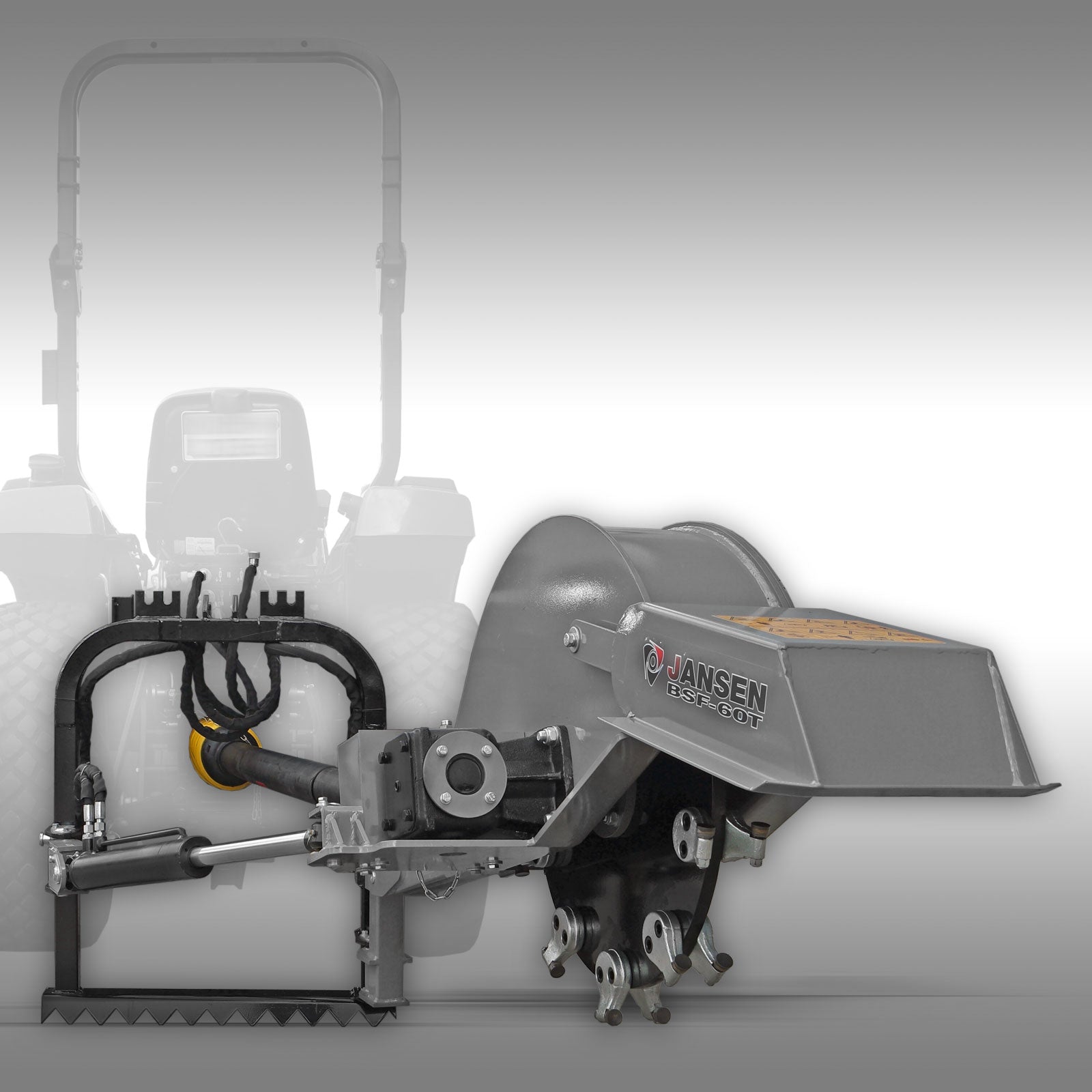 Stubbenfräse Jansen BSF-60T, Baumstumpffräse, Wurzelfräse, Zapfwelle