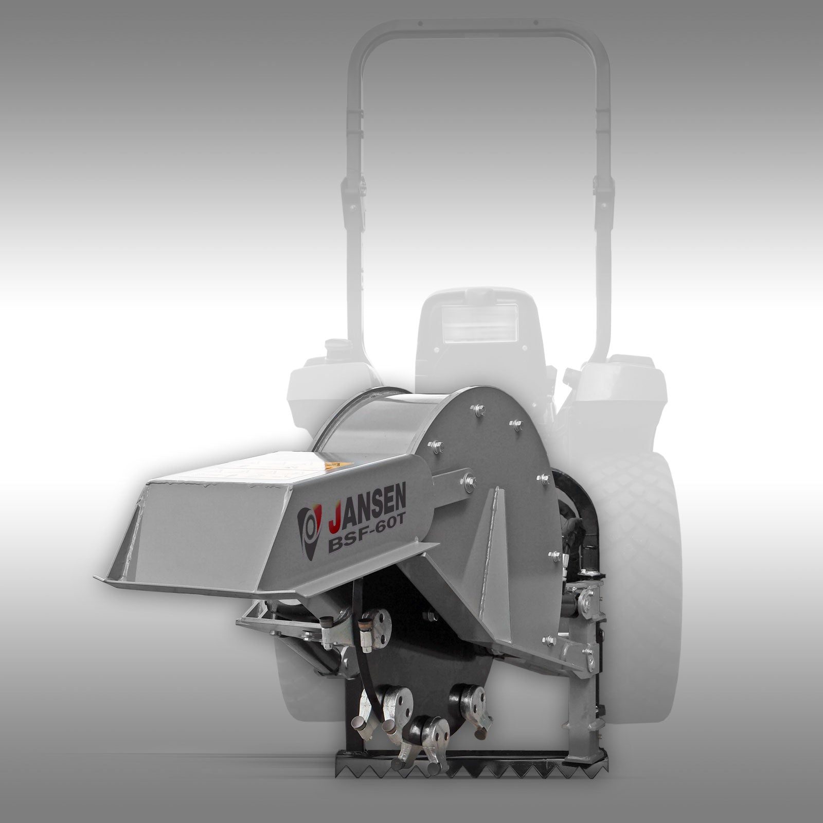 Stubbenfräse Jansen BSF-60T, Baumstumpffräse, Wurzelfräse, Zapfwelle