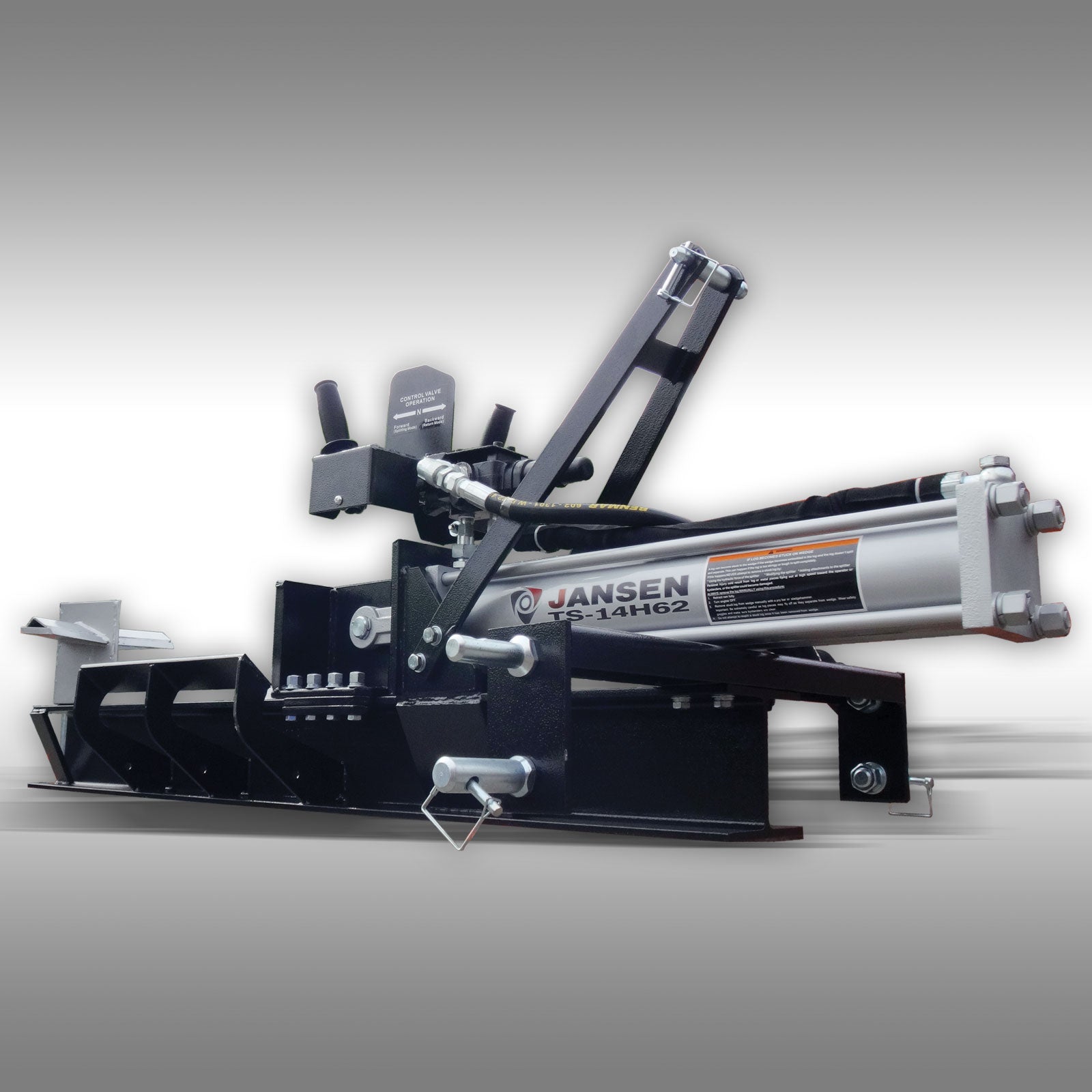 Holzspalter Jansen TS-14L62, liegend, für Traktor, hydraulisch, 14 t