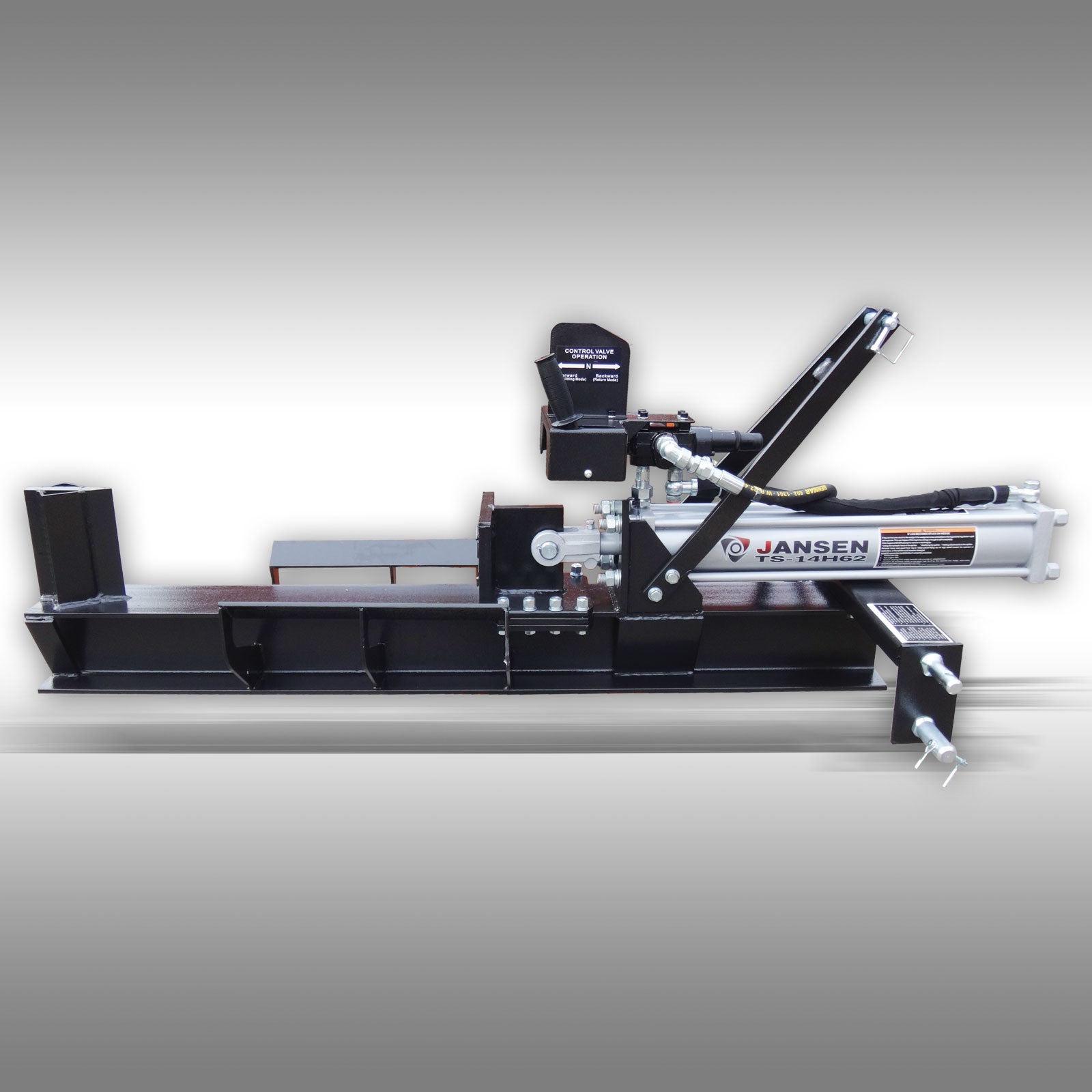 Holzspalter Jansen TS-14L62, liegend, für Traktor, hydraulisch, 14 t