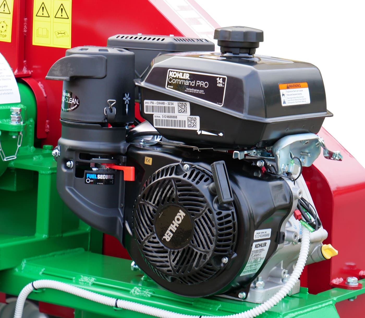 Vielitz Holzhäcksler - Grobhäcksler mit Benzinmotor GH - 70 - B - 14 - PS