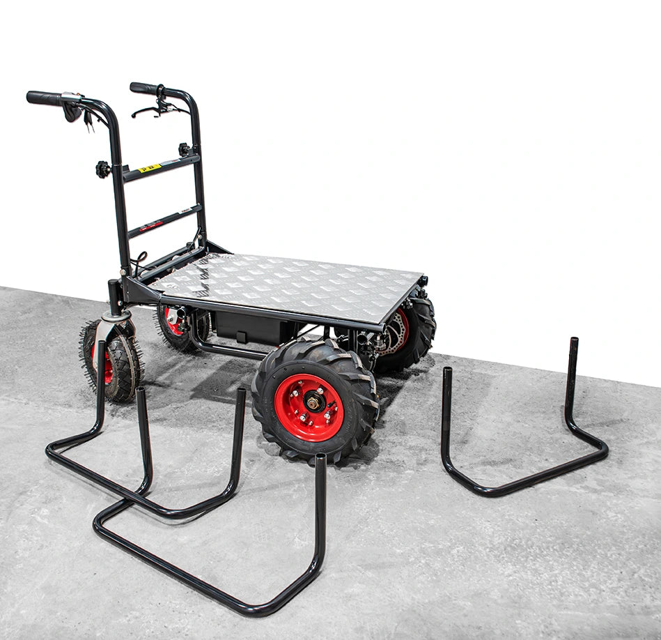 Wematik elektrische Schubkarre Edmonton mit Rückwärtsgang, Motorschubkarre, Transportkarre