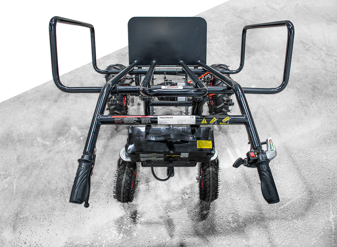 Wematik elektrische Schubkarre Sackkarre Brandon mit Rückwärtsgang, Motorschubkarre, Transportkarre