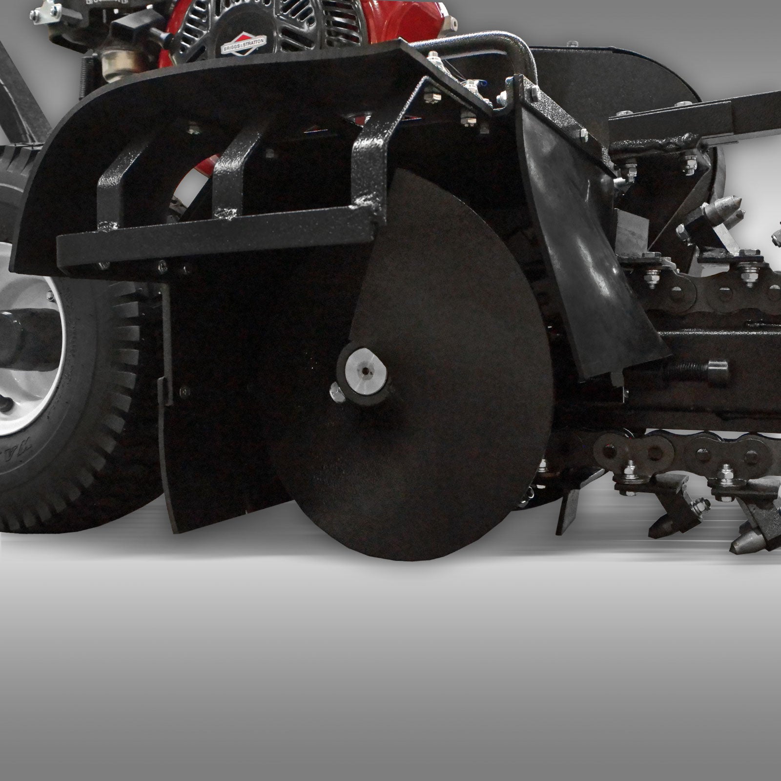 Grabenfräse Jansen GF-600pro, B&S, 13,5 PS, Kabelfräse, Schachtfräse