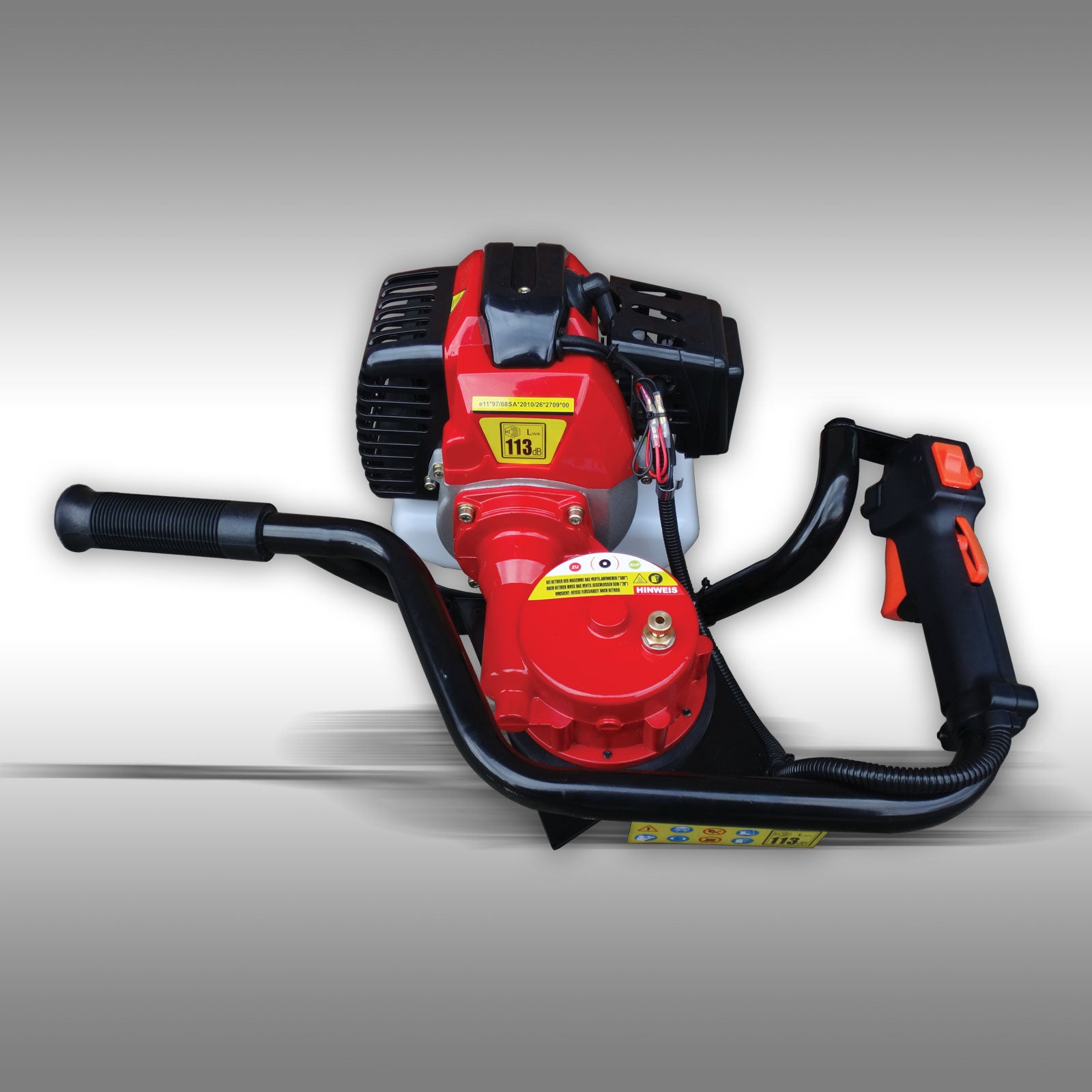 Erdbohrgerät Einmann Jansen EBG-100, 100+200mm Bohrer, 3 PS, Bohrgerät