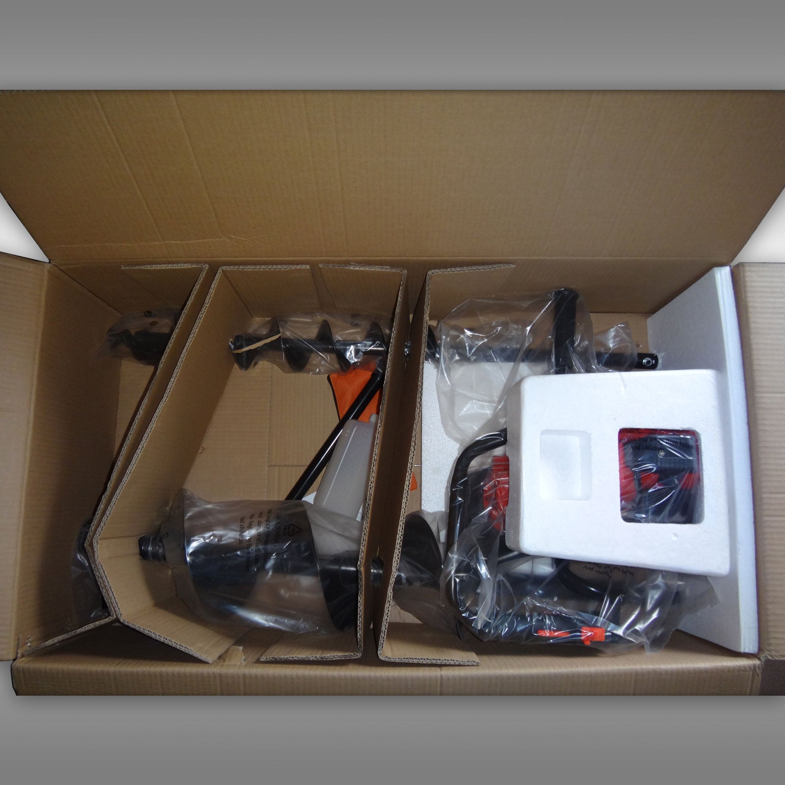 Erdbohrgerät Einmann Jansen EBG-100, 100+200mm Bohrer, 3 PS, Bohrgerät