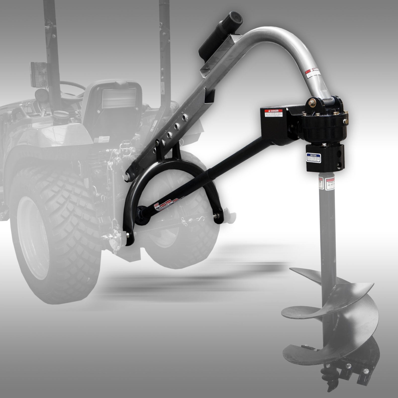 Traktorbohrgerät Erdbohrer Jansen TBG-200 inkl. Gelenkwelle, Cat. 1+2