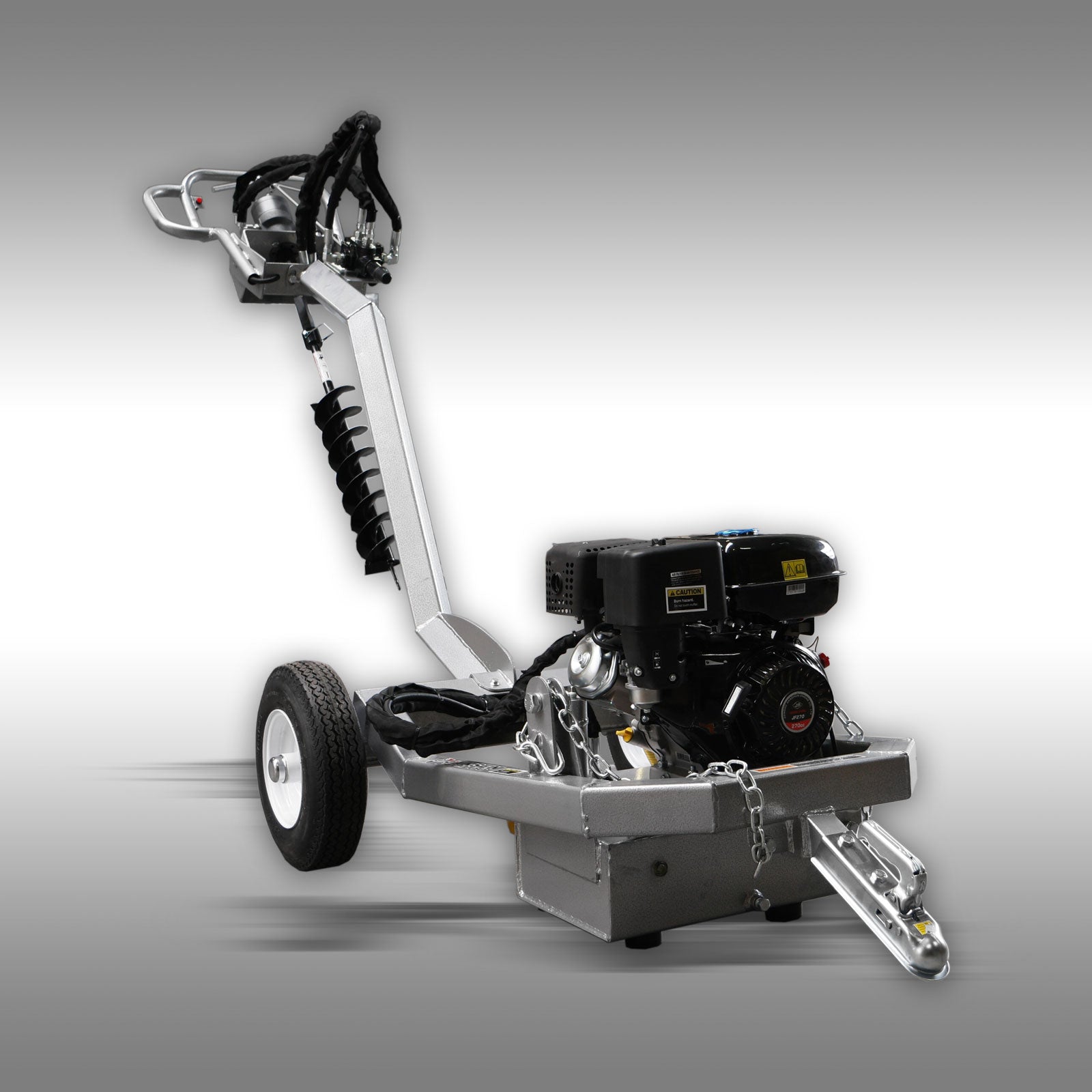 Erdbohrgerät Pendelbohrer Bohrgerät hydr. Jansen PB-100 mit 5 Bohrern