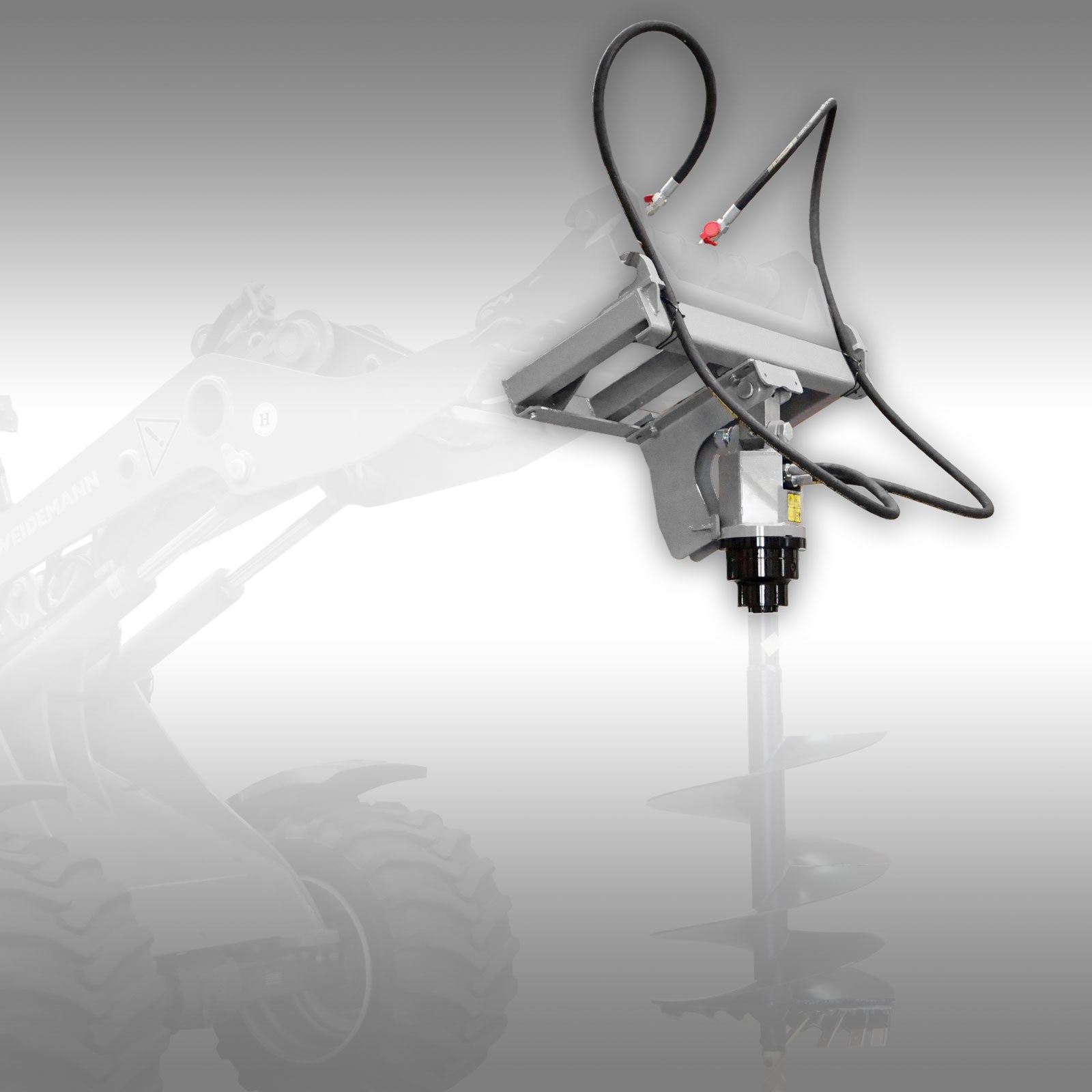 Hydraulik Erdbohrgerät Jansen HBG-5000 m. Euroaufnahme inkl. 2 Bohrer