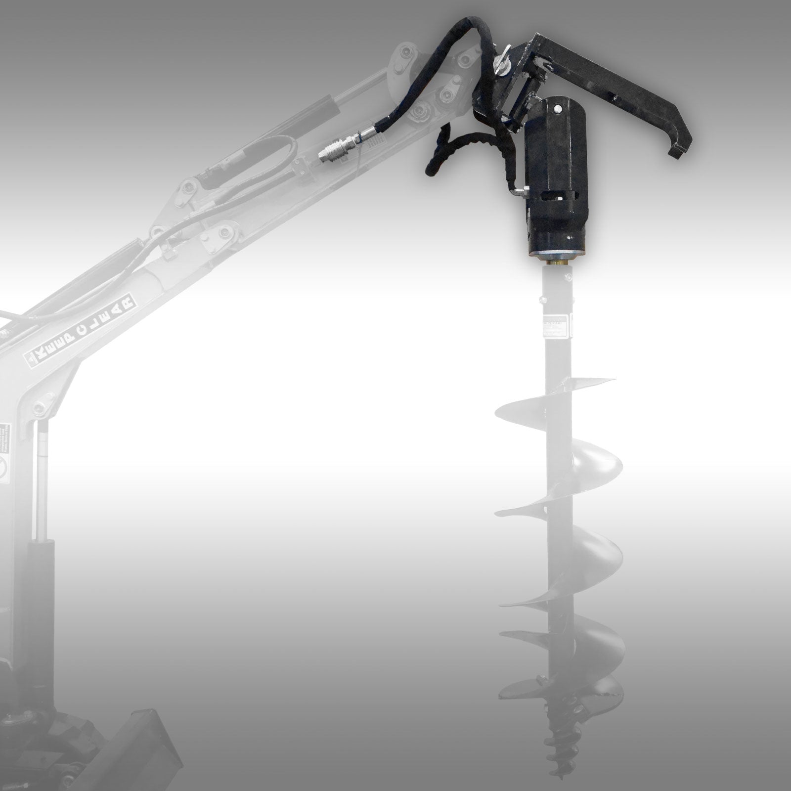 Hydraulik Erdbohrgerät Jansen HBG-2000, Minibagger, Traktor, Frontlader