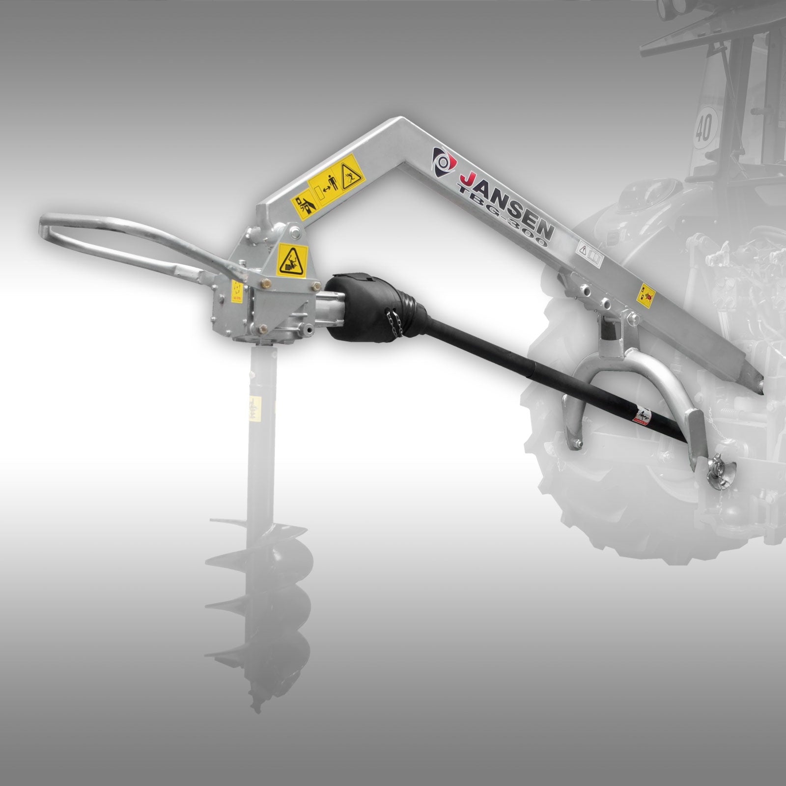 Traktorbohrer/Erdbohrgerät Jansen TBG-300. Robust,kraftvoll,vielseitig