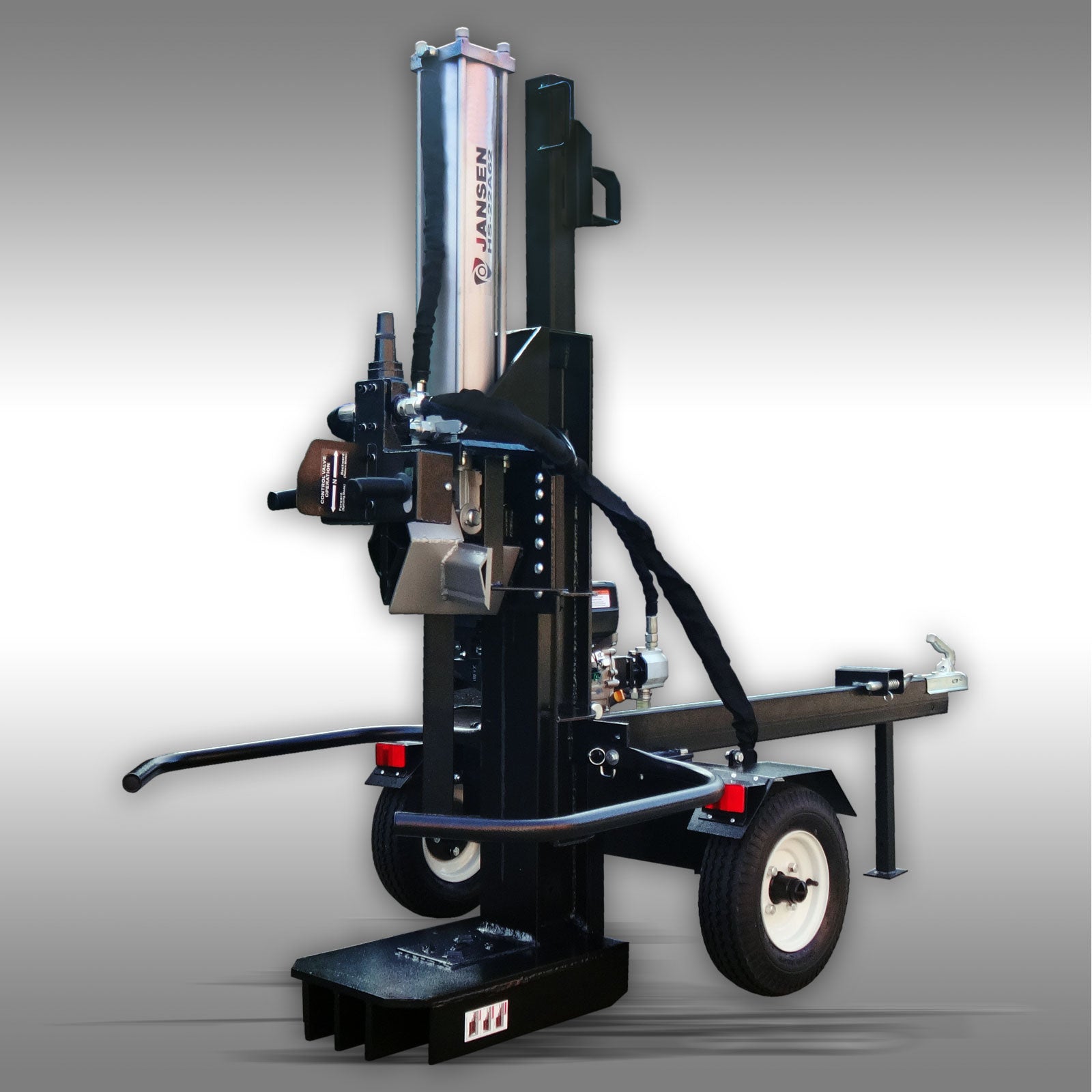 Holzspalter Jansen HS-22A62, 22 t, 62cm, Benzinmotor, stehend+liegend