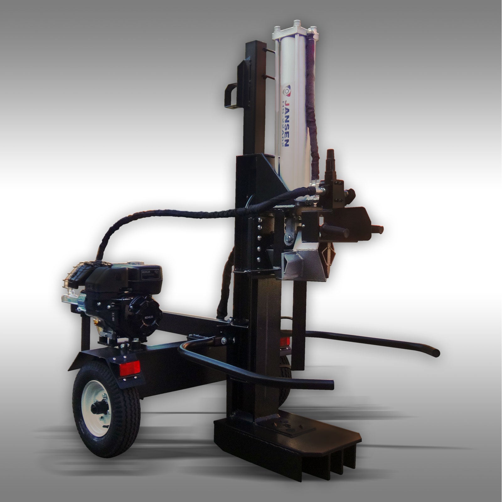 Holzspalter Jansen HS-22A62, 22 t, 62cm, Benzinmotor, stehend+liegend