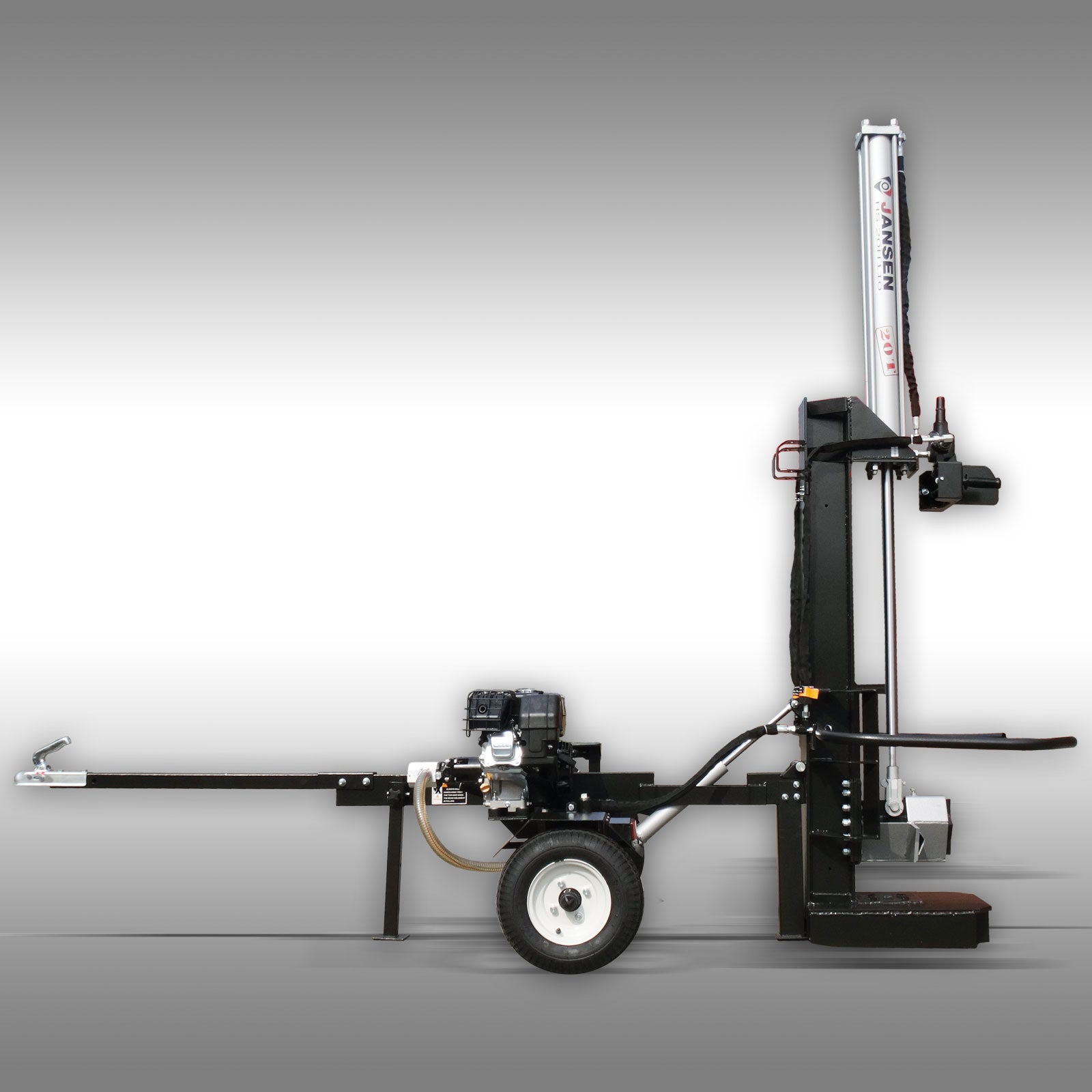 Holzspalter Jansen HS-20H110, 20t, 110cm, Benzinmotor, stehend