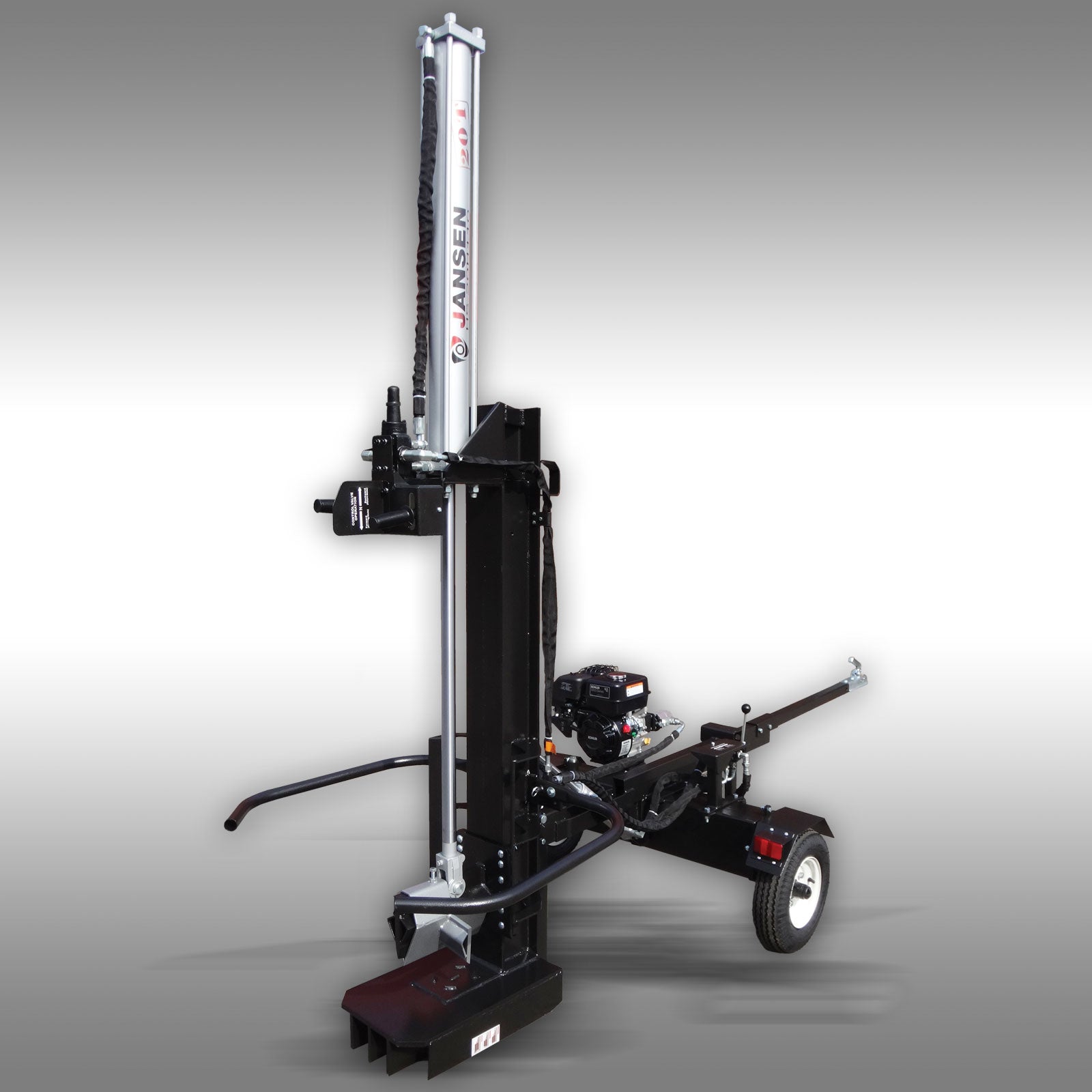 Holzspalter Jansen HS-20H110, 20t, 110cm, Benzinmotor, stehend