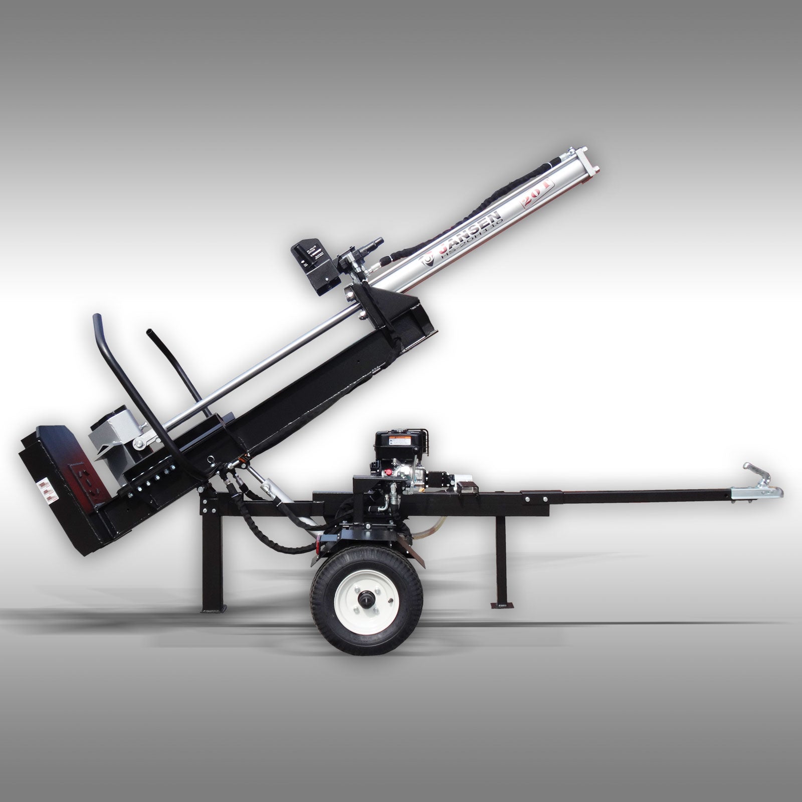 Holzspalter Jansen HS-20H110, 20t, 110cm, Benzinmotor, stehend