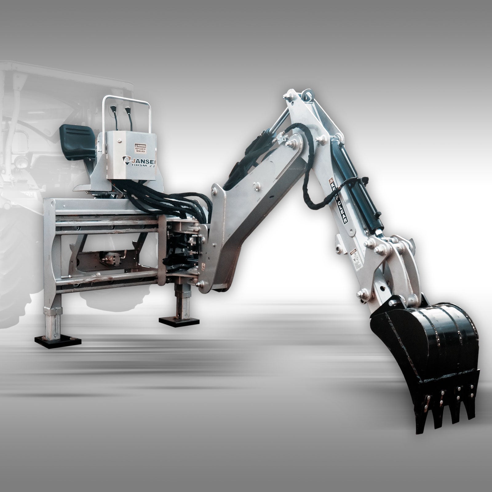 Jansen Heckbagger BHSM-225 inkl. 400mm, Anbaubagger, Bagger