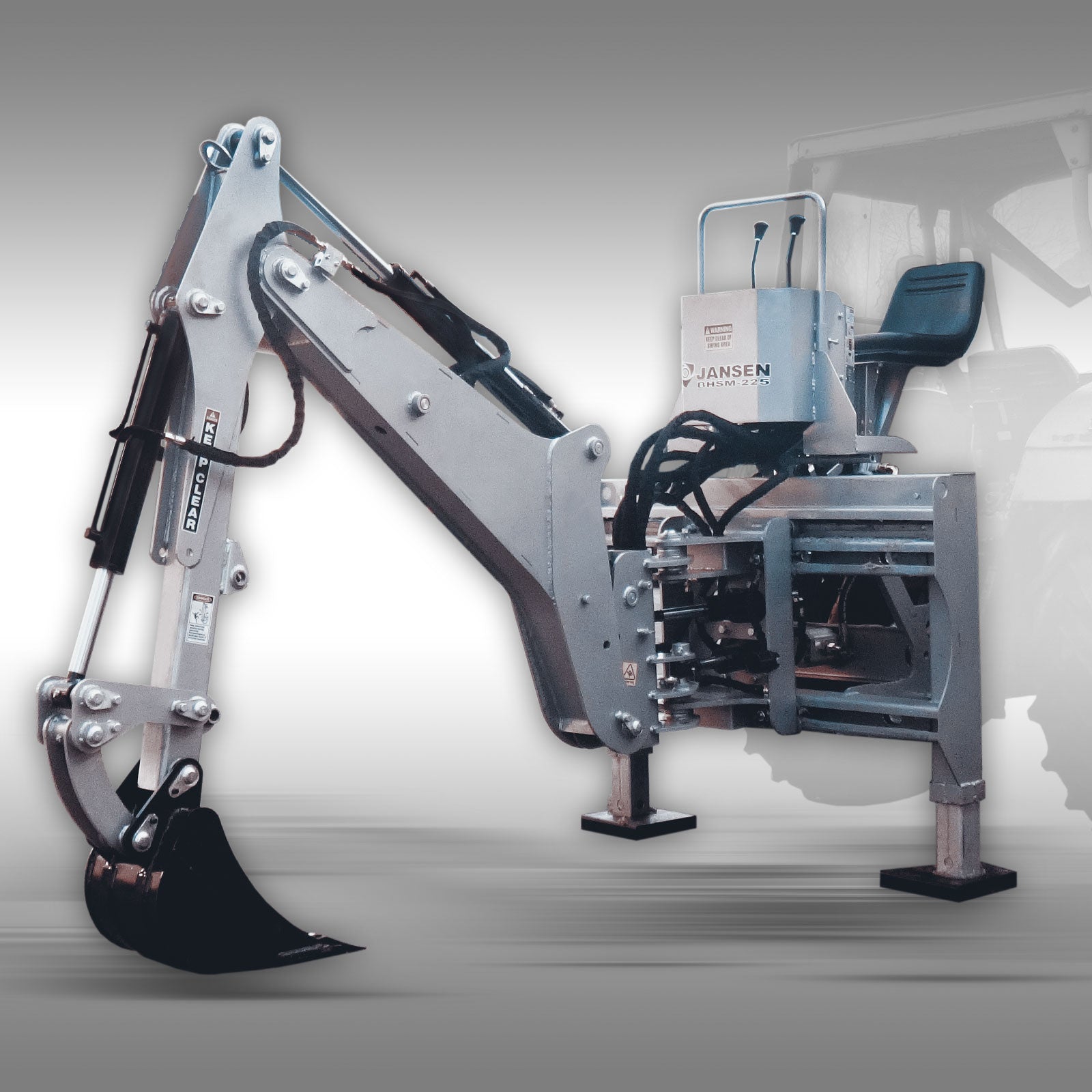 Jansen Heckbagger BHSM-225 inkl. 400mm, Anbaubagger, Bagger