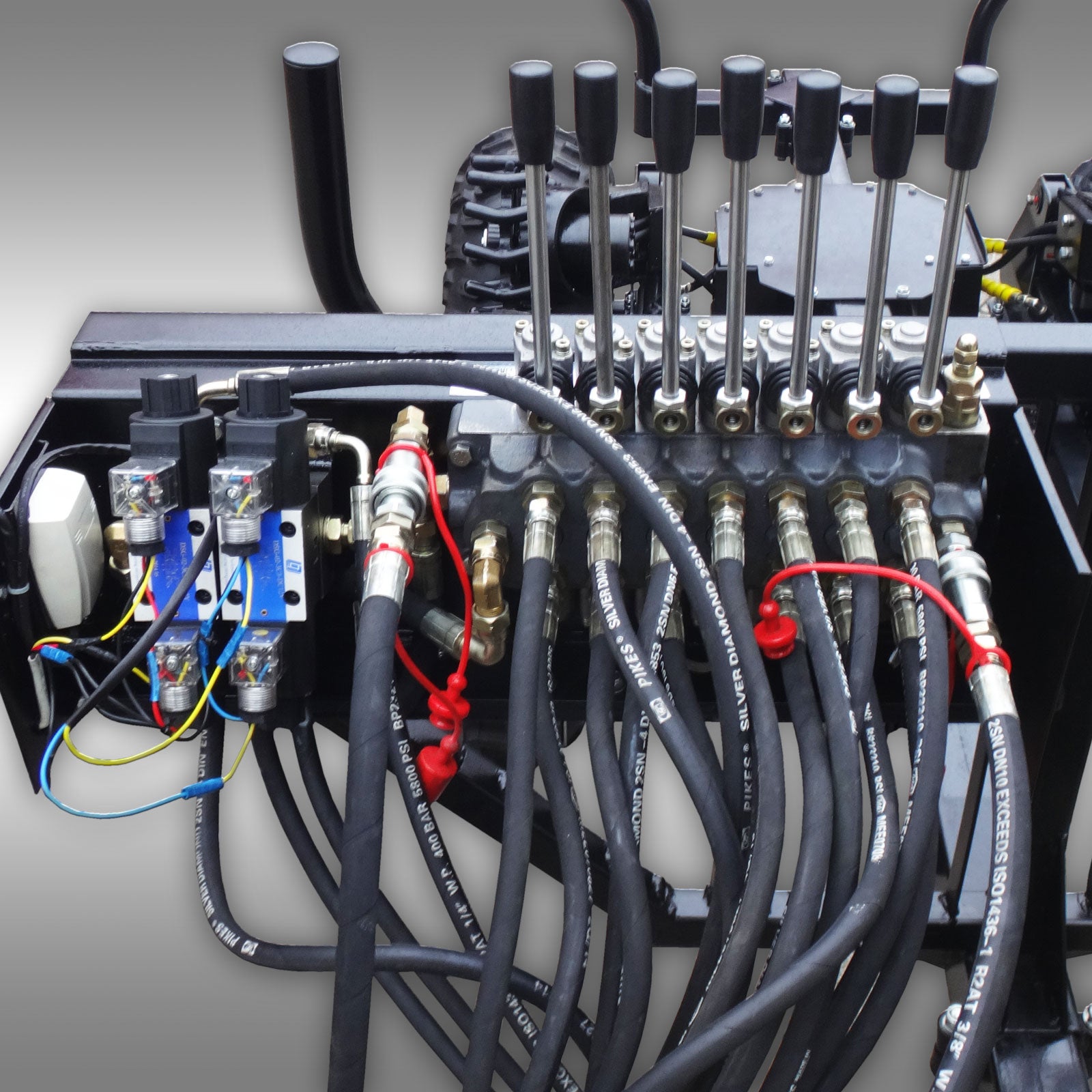 Holzrückewagen Jansen HRW-15, Holzanhänger mit Ladekran