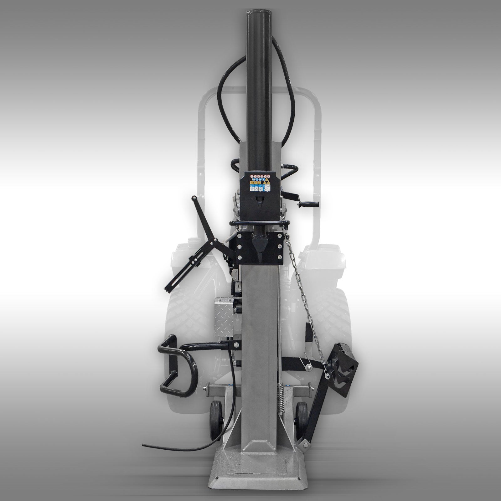 Holzspalter Jansen TS-30K, 30 t Kombi (Zapfwelle+Elektro), Stammheber