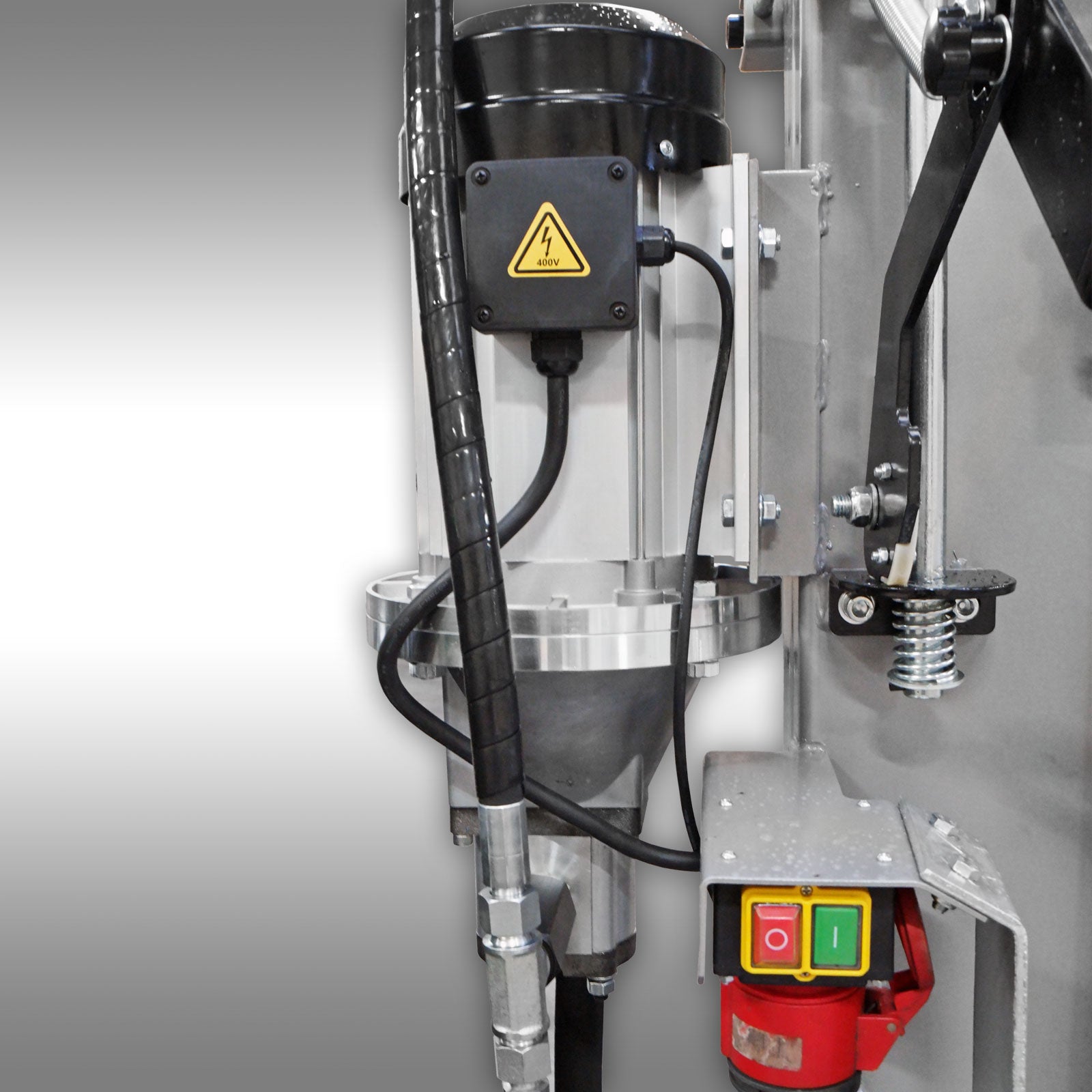 Holzspalter Jansen TS-30K, 30 t Kombi (Zapfwelle+Elektro), Stammheber