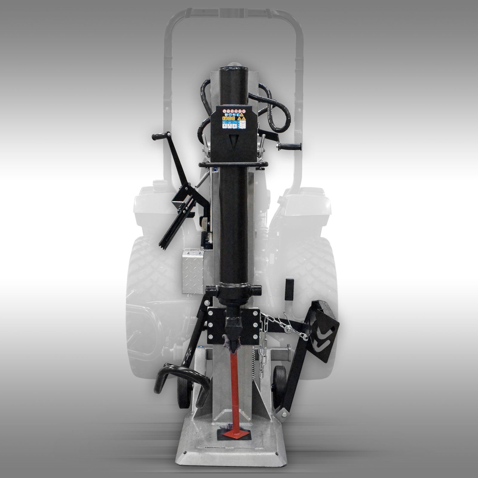 Holzspalter Jansen TS-30K, 30 t Kombi (Zapfwelle+Elektro), Stammheber