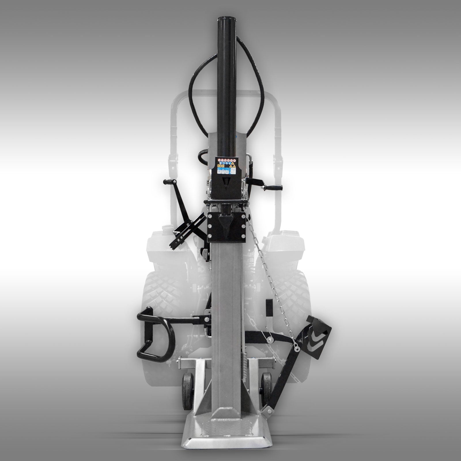 Holzspalter Jansen TS-22, 22 t mit Stammheber, Zapfwellenantrieb