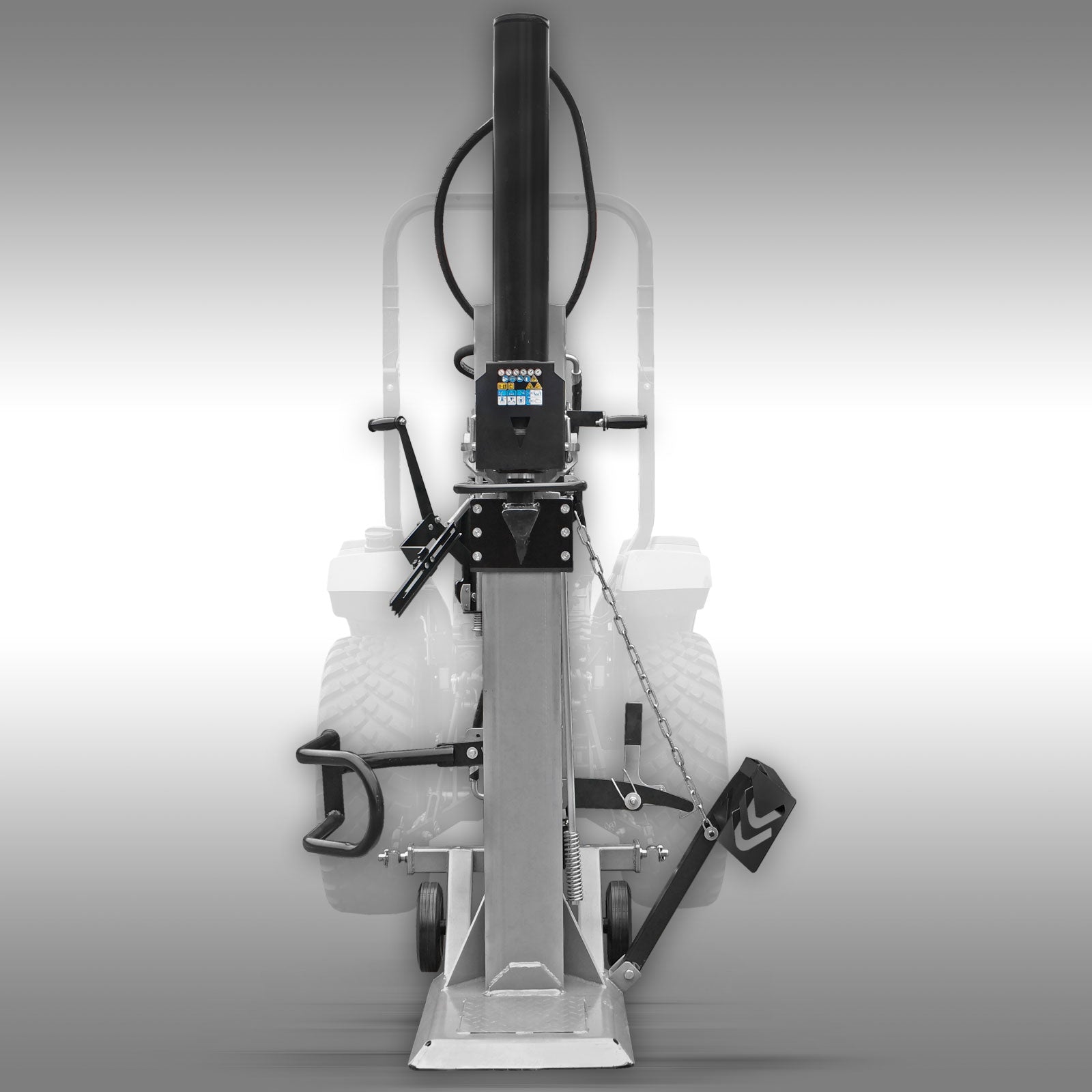 Holzspalter Jansen TS-30, 30 t (Zapfwelle), stehend, inkl. Stammheber