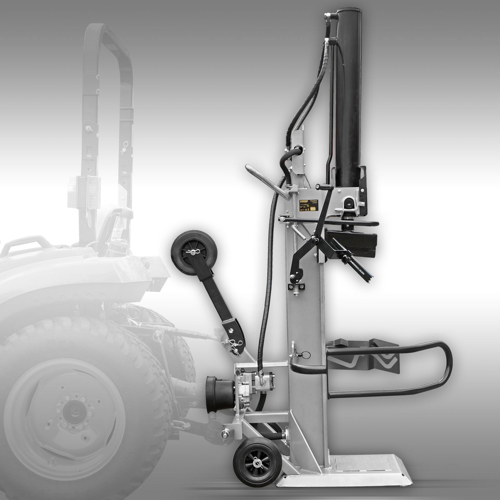 Holzspalter Jansen TS-30, 30 t (Zapfwelle), stehend, inkl. Stammheber