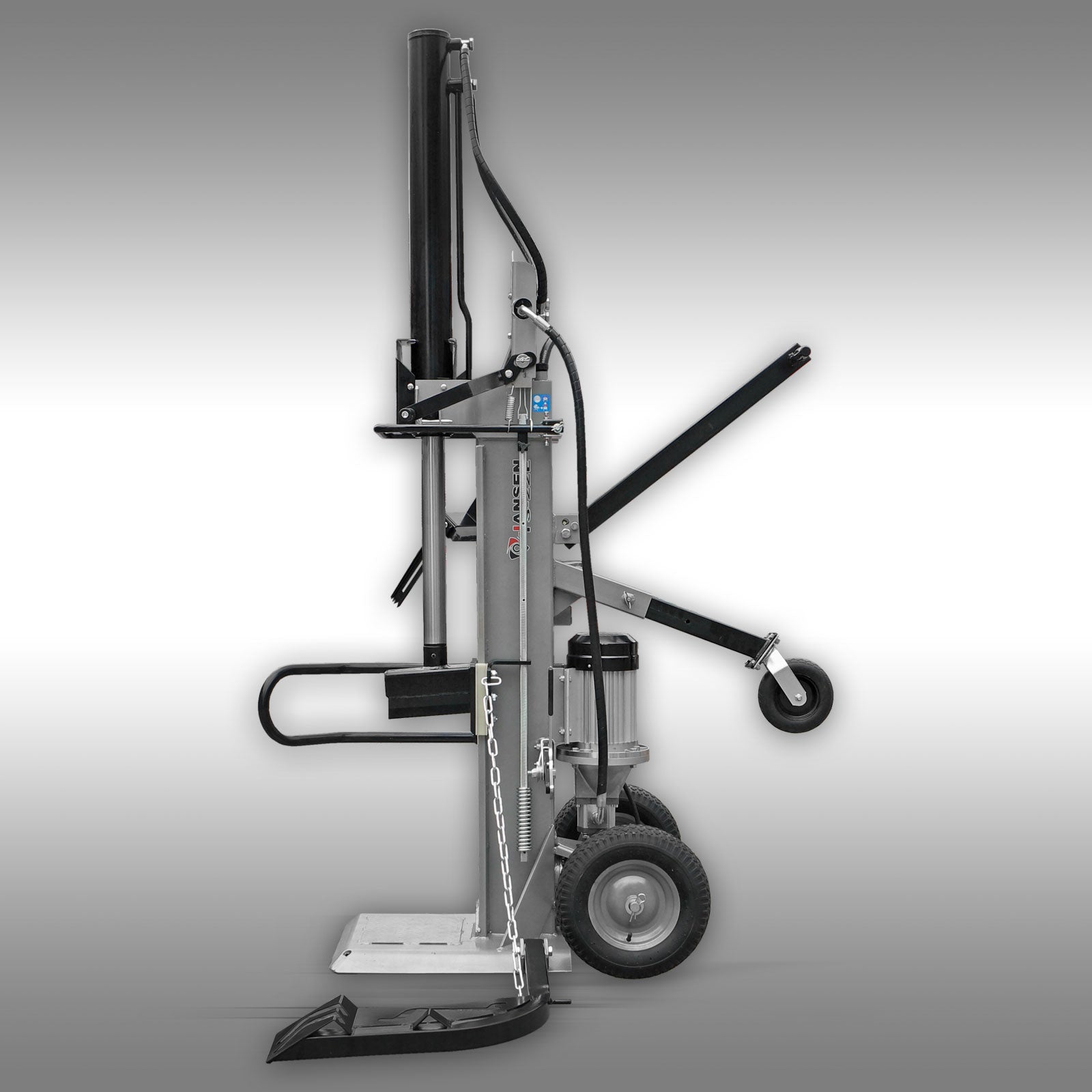 Holzspalter Jansen TS-22E, 22 t mit Stammheber, Elektromotor 4 kW